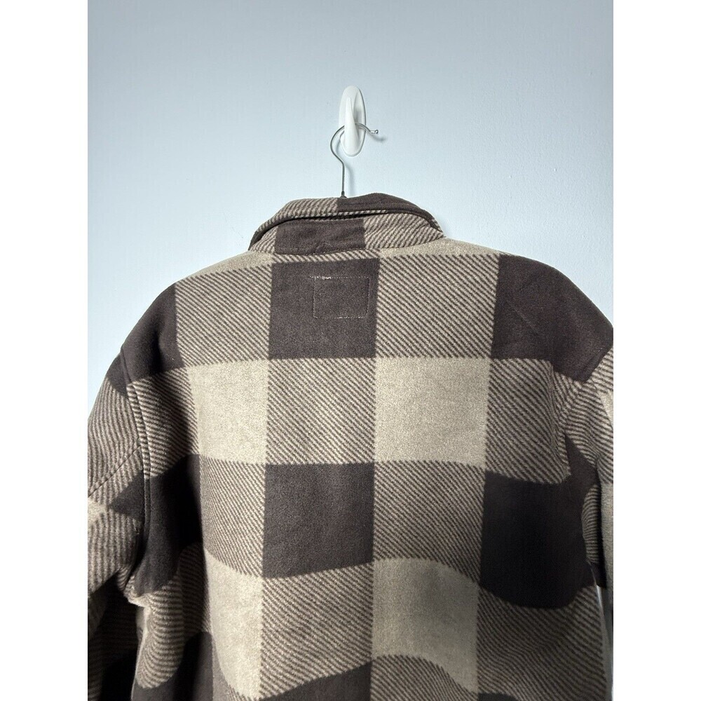 Nomad Shirt Mens Medium Flannel Long Sleeve Button Up Check Brown NWT - Picture 9 of 11